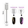 JERCLITY 5 Pieces Nail Magnet Stick Cat Eye Magnet Tool DoubleHeaded Nail Art Magnet Stick Set Magnet Wand Strong Magnet