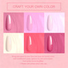 Beetles Pink Gel Nail Polish Nude Pink Rose Red Milky White Gel Polish Set Sweetheart Candies Collection Soak Off UV LED