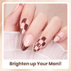 beetles Nude Gel Polish Set Skin Tones Collection Nude Brown Neutral Polish 6 Colors Gel Polka Dot Nails Design Soak off