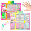 7 Day Manicure Collection 84PC Press On Nail Set DayofTheWeek Adhesive False Nails for Girls Set of Brights or Pastels C