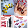 JERCLITY 7 Pcs Cat Eye Magnet for Nails DoubleHead Nail Magnetic Stick MultiFunction Magnet Board Square Thickened Cat E