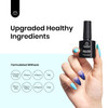Beetles 9 in 1 Nail Glue Gel for Nail Tips and Clear Acrylic Nails Long Lasting Curing Needed UV Extension Glue for Fals