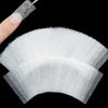 Blulu 240 Pieces Silk Nail Extension Wrap Fiberglass Wrap Nail Art Extension DIY Protector Accessories for Splits Breaks