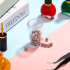 Hotop 100 Pieces Nail Polish Mixing Agitator Balls Stainless Steel Rustproof Paint Mixing Balls for Nail Polish Model Pa