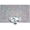 Zonon Shiny Nail Art Hand Rest Pad and Crystal Diamond Shaped Paperweight Foldable Table Mat Jewels Wedding Decorations