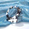 Zonon Shiny Nail Art Hand Rest Pad and Crystal Diamond Shaped Paperweight Foldable Table Mat Jewels Wedding Decorations