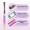 Acrylic Nail Brush 100 Kolinsky Sable Hair Brush for Acrylic Application Professional SalonGrade Tools with Box for Nail