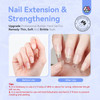 SAVILAND Builder Nail Gel Kit 60g Clear Nail Extension Gel Set Nail Strengthen Nail Art Manicure Set with 100PCS Nail Fo
