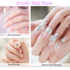Acrylic Powder Acrylic Nail Kit with Professional acrylic Liquid Monomer Acrylic Nail Set Nail Extension Acrylic Nail Kit for Beginners Nail Art Star