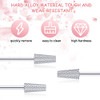 3 Pieces Tapered Barrel Carbide Nail Drill Bit 3 Sizes Carbide Nail Drill Bit Acrylic File Cuticle Art Tools for Gel Man