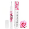 Lagunamoon Cuticle Oil Pen for Nail Nail Oil for Nail Care Nail Growth Nourish Soothe Moisturize Damaged Nails Rose 5 ml