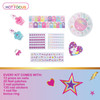 Hot Focus Scented Nail Boutique 168 Piece Unicorn Nail Art Kit Includes Press on Nails Nail Patches Nail Stickers Nail P
