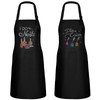 SATINIOR 2 Pcs Nail Salon Gift Nail Tech Apron with Pocket Cosmetology Bib for Manicurist Technician Artist Cafes Kitche