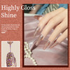 MAYCHAO 15ML Gel Nail Polish 1Pc Clear Pink Glitter Nail Polish Soak Off UV LED Nail Gel Polish Nail Art Starter Manicur