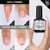 Morovan Nail Primer and Dehydrator for Acrylic Nails Professional 2 Pcs No Burn Fast Air Dry Nail Prep Dehydrator and XS