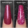 Sparkling Glitter Gel Nail Polish Red Gel Nailpolish Diamond Gelpolish Spark Shiny Nail Art Soak Off U V L E D Nail Gelp