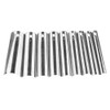 Beauty7 French Manicure 9 Sizes Single Tips Deep C Shape Cutter Smile Line Tool Nail Art Gel Nail Acrylic Edge Trimmer