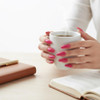 EDA LUXURY BEAUTY PINK LUXE DESIGN Full Cover Press On Nails Acrylic Nail Kit Artificial Nail Tips Shiny False Nails Ext