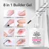 BORN PRETTY Builder Gel for Nails8in1 Clear Builder Nail Gel for Nail Apex and Gel Extension StrengthenerNail GLue Gel H