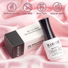 RARJSM Translucent Sheer Pink Gel Nail Polish LED UV Gel Soak Off Clear Pinky French Manicure Nude Pink Jelly Nail GelPo