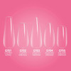 Kiara Sky Gelly Tips Soak Off Soft Gel Nail Extensions 500 pieces 10 Sizes Medium Stiletto