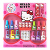 Hello Kitty WaterBased Nail Polish Set PeelOff Set with Glittery Opaque Colors and Nail Accessories for Girls Kids Perfe