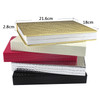 NMKL 120 Nail Color Chart Display Book for Nail Polish UV Gel Color Cards Nail Salon Tool with False Nail Tips Black Ros