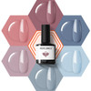 modelones Gel Nail Polish Set 6 Colors Nude Pink Blue Red Gel Polish Set All Seasons Nail Art Soak Off DIY Home Salon Na