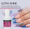 Mia Secret UV Finish gel top coat for gel or acrylic 15 ml No wipe clear nail polish High gloss top coat for artificial