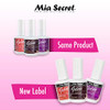 Mia Secret Gelux Soakoff gel nail polish color Magenta Gel polish cured with nail lamp Esmaltes para uas en gel de larga