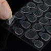 Wobe 600pcs Breathable Adhesive Tabs Fake Nail Glue Sticker 25 Sheets 12 Size Waterproof Jelly Press On Nail Adhesive Ta