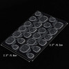 Wobe 600pcs Breathable Adhesive Tabs Fake Nail Glue Sticker 25 Sheets 12 Size Waterproof Jelly Press On Nail Adhesive Ta