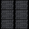 Wobe 600pcs Breathable Adhesive Tabs Fake Nail Glue Sticker 25 Sheets 12 Size Waterproof Jelly Press On Nail Adhesive Ta
