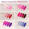 GAOY Color Changing Gel Nail Polish Set 6 Temperature Mood Changing Colors Red Pink Purple Soak Off UV Light Cure Gel Po