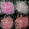 AddFavor Chunky Nail Glitter Set 8 Colors Iridescent Nail Sequin Foil Flakes Stickers Confetti for Nail Art Resin Body F
