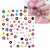 JMEOWIO 14 Sheets Cute Nail Stickers for Kids Nail Art Stickers Decals SelfAdhesive Pegatinas Uas Rainbow Flower Fruit N