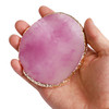 2 Pcs Resin Nail Art Palette Nails Art Painting Palettes Gold Edge Nail Holder Nail Art Display Board Easter Gifts for W