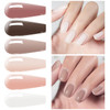 Vishine Transparent Jelly Gel Nail Polish Set Pink Nude Milky White Skin Colors Soak Off UV LED Gels Nail Polish Sheer G