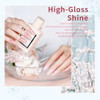 RARJSM Icy Jelly Gel Nail Polish Set of 6 Translucent ColorsSheer Rose Nude Skintone Gelpolish LED UV Gel Clear Milky Li