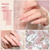 SHOYUM Nude Pink Gel Nail Polish Set 10 Colors Neutral Nude Gel Polish Kit Translucent Milky White Purple Spring Summer
