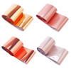 SILPECWEE 10 Rolls Gold Rose Gold Flakes Metallic Nail Transfer Foils Nail Art Stickers Design Stickers 157inches394inch