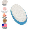 Iconikal 6-Pack Pumice Exfoliating Stone with Rubber Grip (Blue) online at globaldelivered