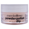 Pro Powder Polish Nail Colour Dip System Flattering Peach by Cuccio for Women 05 oz Nail Powder Flattering Peach CORAL I
