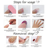 Foccna French Press on Nails Medium Pearl White Fake Nails Almond Acrylic False Nails Artificial Nails for Women and Gir