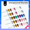 Beetles Metallic Chrome Nail Powder Kit Black White Colors Gel Polish Mirror Effect Holographic Metallic Nail Polish Chr