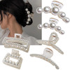 6 Pcs Pearl Hair Clips for Women Large Claw Clips for Thin Thick Hair White Hair Claw Clips for Wedding Gift Nonslip Hair Accessories for Women and G online at globaldelivered