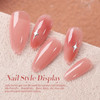Born Pretty Jelly Nude Pink Gel Nail Polish Red Burgundy Blood Wine Red Valentines Day Gel Polish Sheer Transparent Gel
