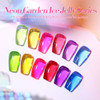 BORN PRETTY Jelly Gel Nail Polish Neon Spring Summer Gel PolishHot Pink Red Purple Blue Green Yellow 6Colors Translucent