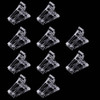DRDS 10Pcs Nail Tips Clip for Quick Building Polygel nail forms Nail clips for polygel Finger Nail Extension UV LED Buil