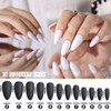 FANDAMEI Press on Nails 12 Packs 288PCS Matte Press on Nails Medium Almond Fake Nails Full Cover Short Almond Glue on Na